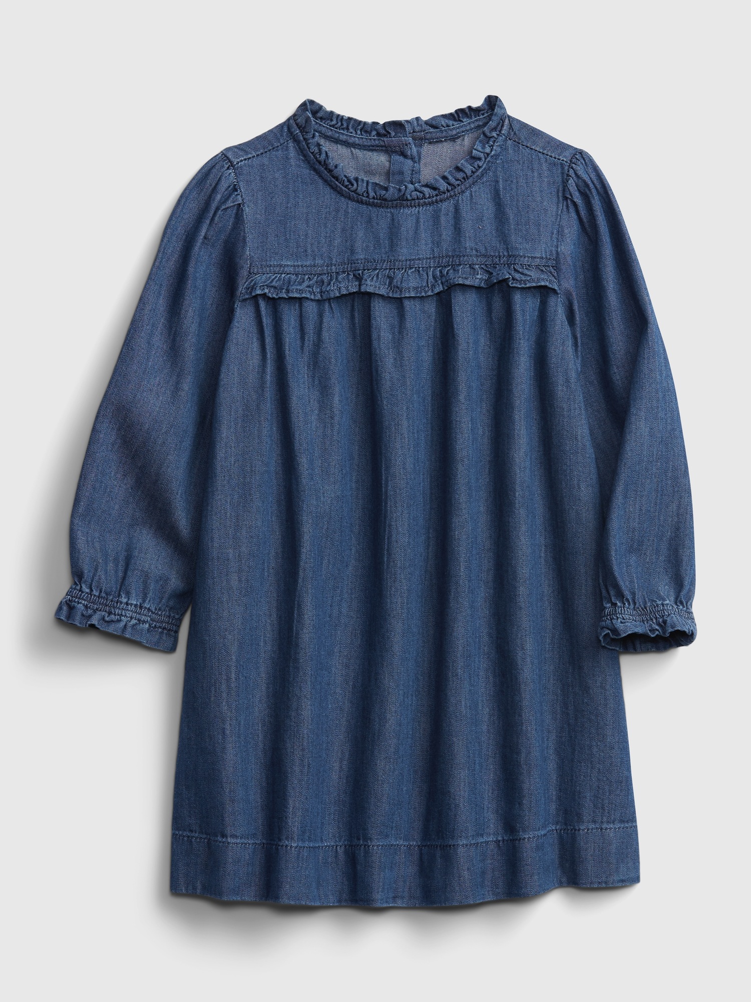 Toddler Ruffle Denim Dress | Gap