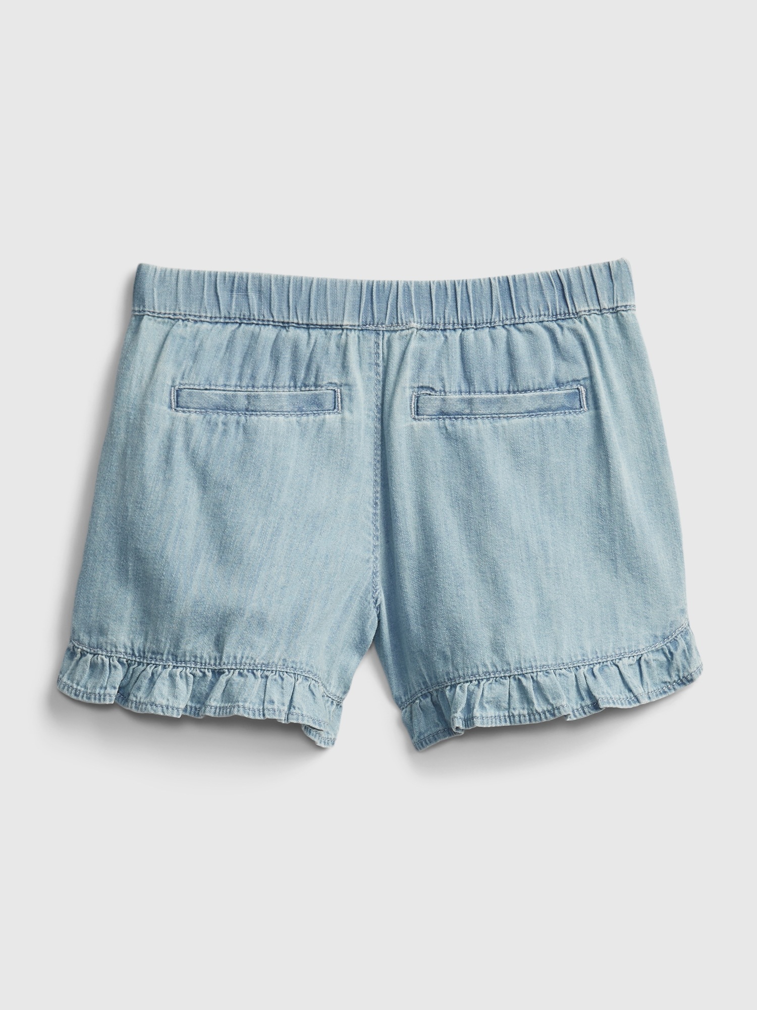 Kids Ruffle Denim Pull-On Shorts | Gap