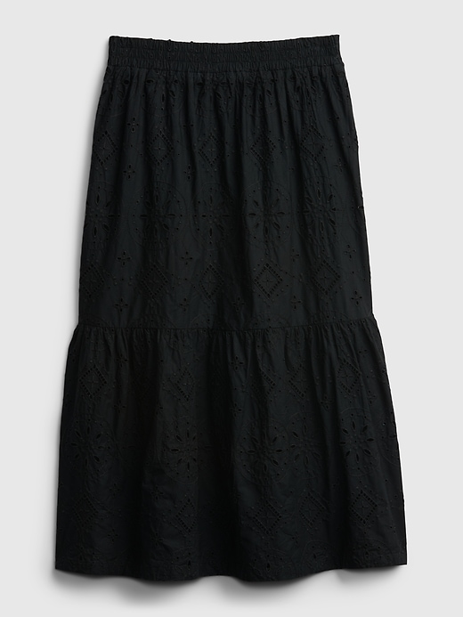 Image number 6 showing, Eyelet Midi Skirt