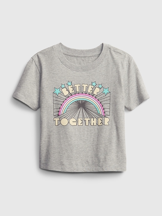 Kids 100% Organic Cotton Boxy Graphic T-Shirt | Gap
