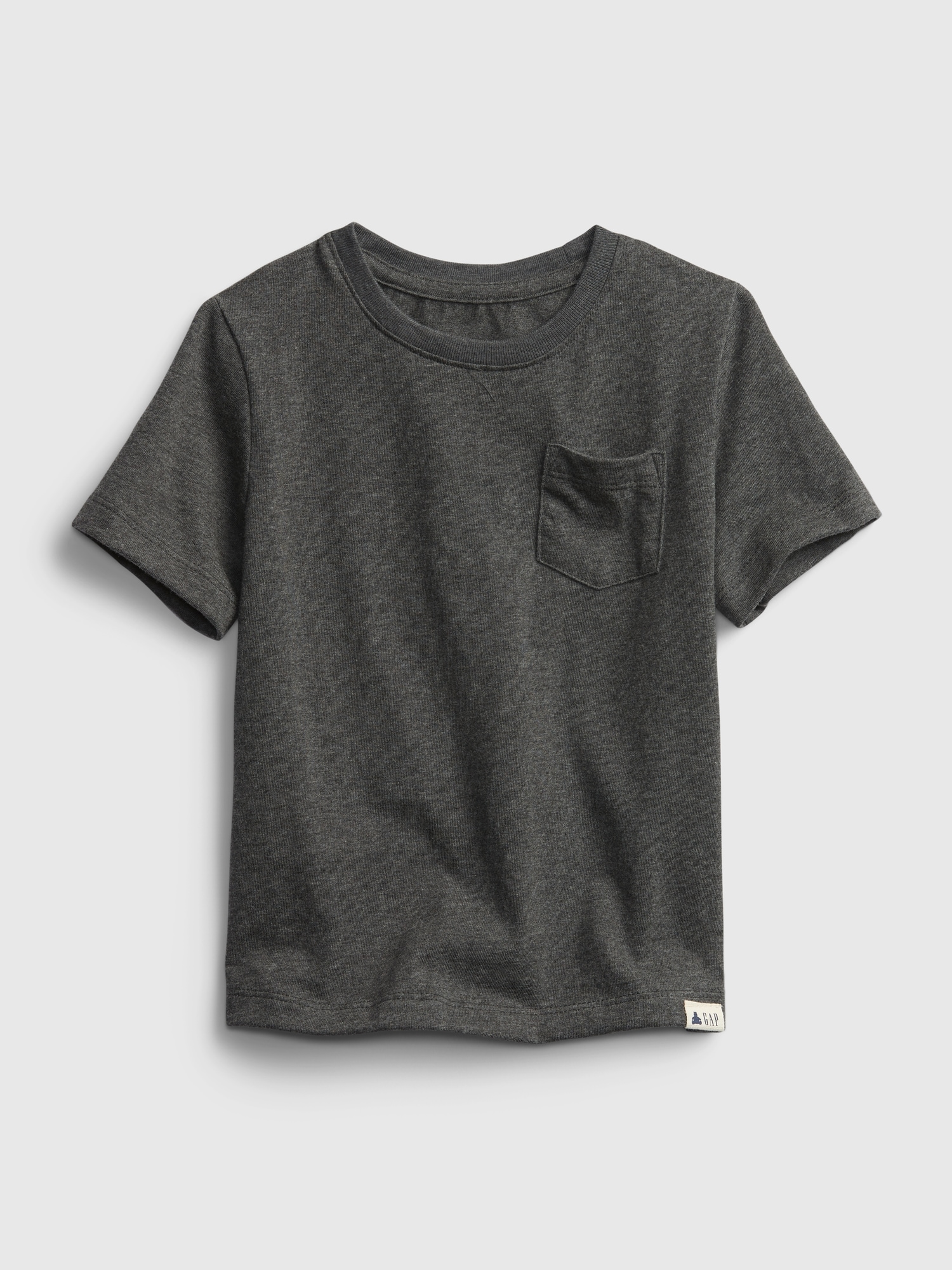 Gap Toddler Mix and Match Pocket T-Shirt gray. 1