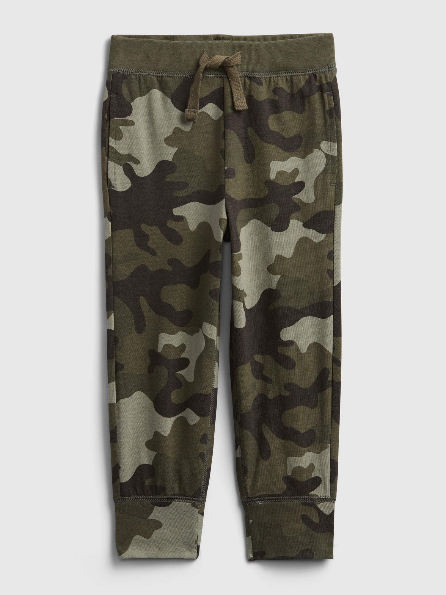 Gap Babies' Toddler Organic Cotton Mix And Match Camo Pull-on Pants In Green Camo