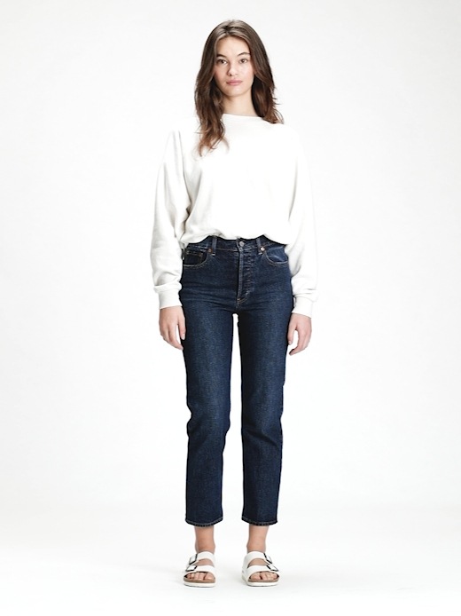 Gap high rise on sale cheeky straight jeans