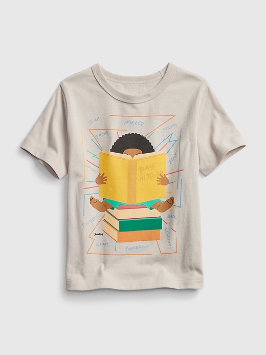 Image number 1 showing, The Gap Collective Black History Month Toddler  100% Organic Cotton T-Shirt