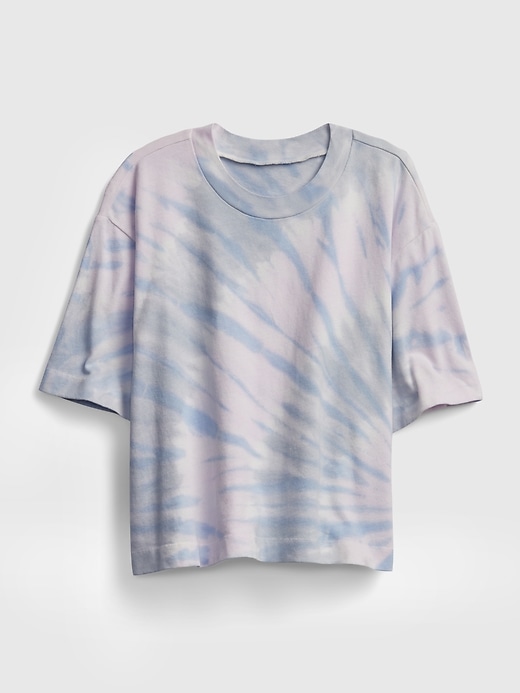 Image number 8 showing, Boxy Cropped Tie-Dye T-Shirt