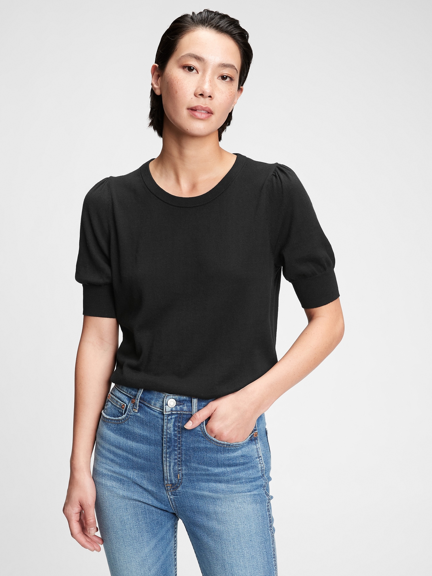 Gap short hot sale sleeve sweater