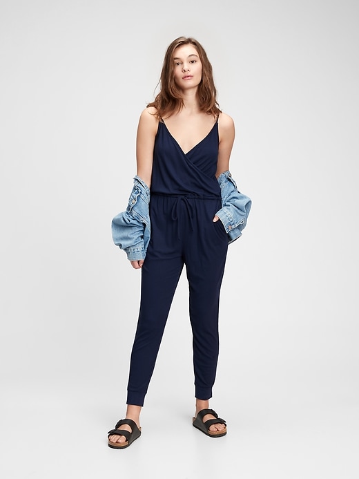 View large product image 1 of 7. Ribbed Jumpsuit