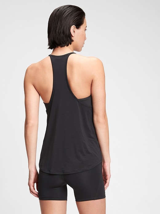 Image number 2 showing, GapFit Breathe Relaxed Racerback Tank Top