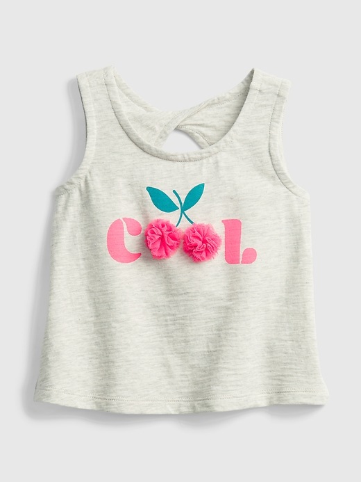 Image number 1 showing, Toddler Twist Graphic Tank Top