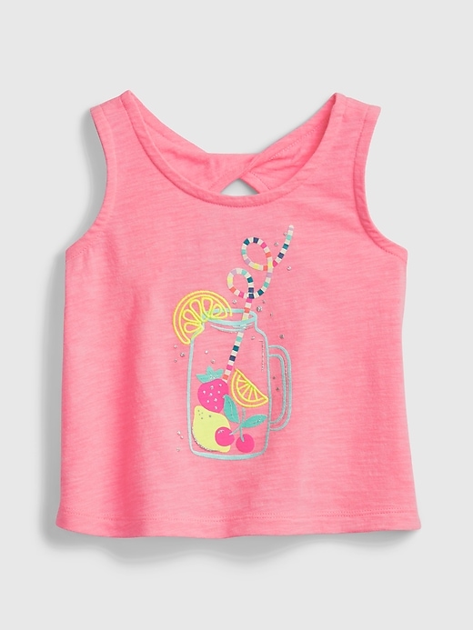 Image number 4 showing, Toddler Twist Graphic Tank Top