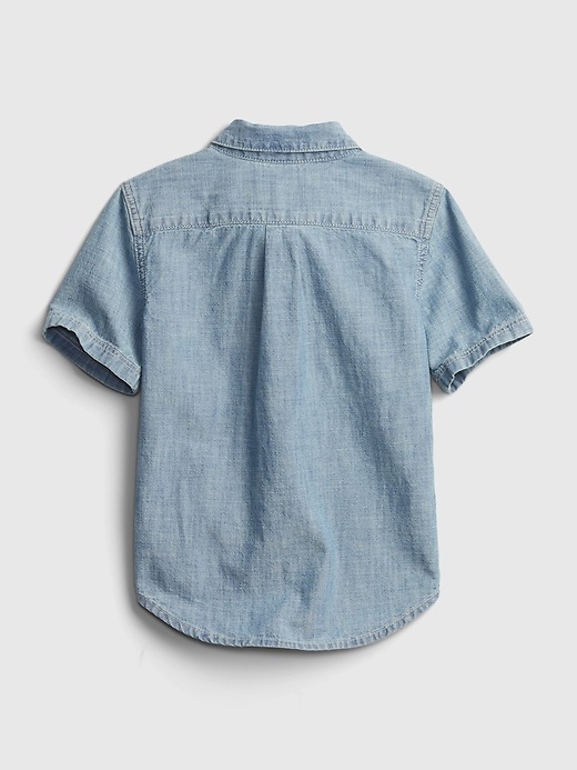Image number 2 showing, Toddler Chambray Shirt