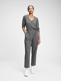 Triblend Belted Jumpsuit | Gap