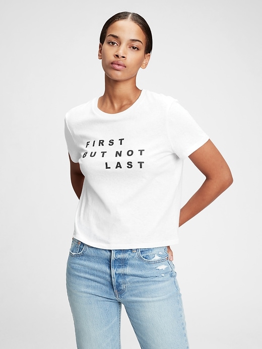 Image number 1 showing, International Womens Day Cropped Graphic T-Shirt