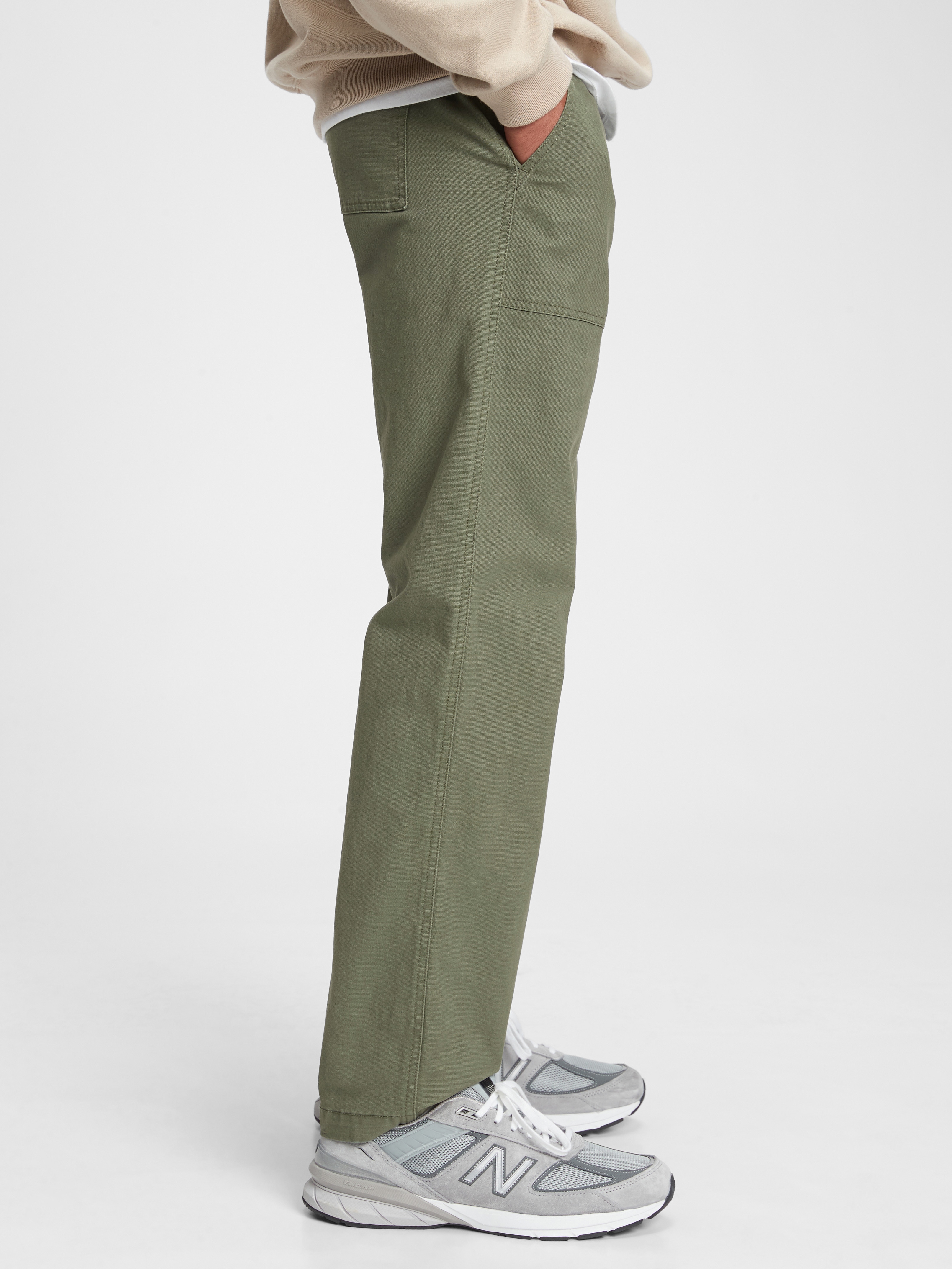 Shop Men DESERTCAC Utility Pants in Straight Fit with GapFlex - 38