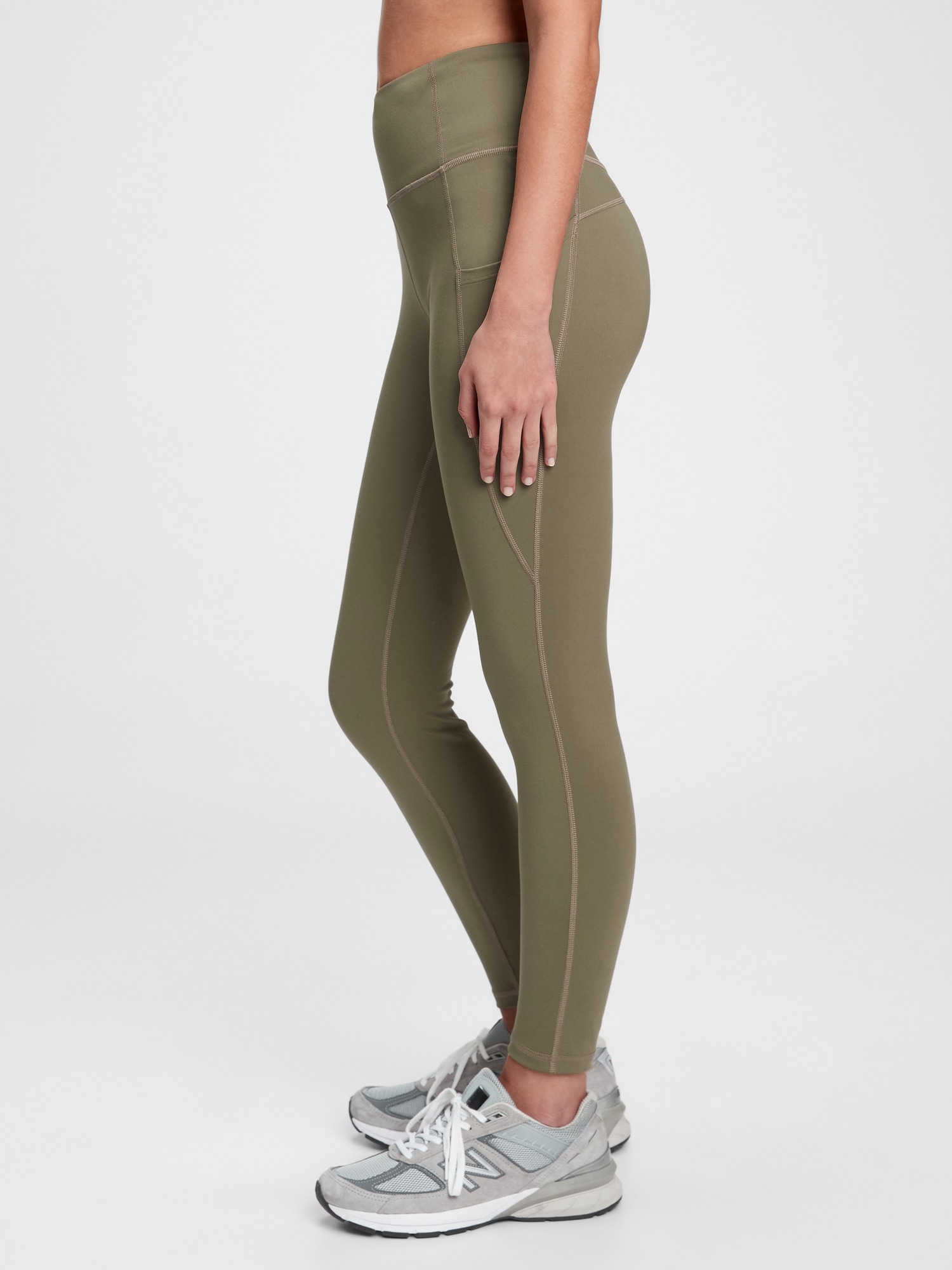 GapFit High Waisted Ribbed Blackout Leggings, If You're in the Mood to  Shop, Here's What's Good on Sale Right Now
