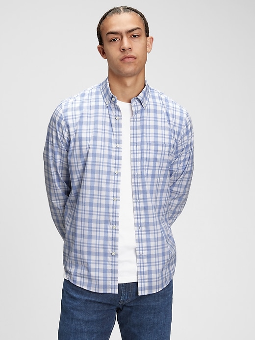 All-Day Poplin Shirt in Untucked Fit