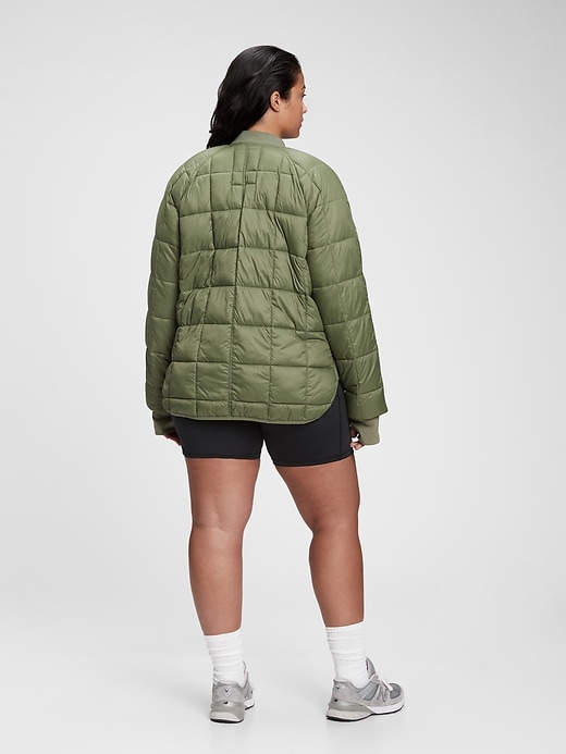 Gap quilted on sale bomber jacket