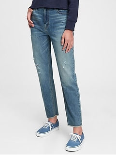 gap sky high mom jeans