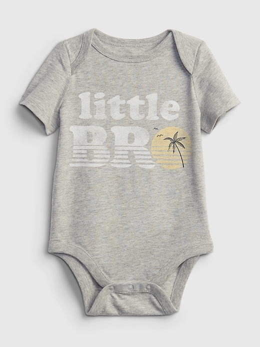 Image number 4 showing, Baby 100% Organic Cotton Mix and Match Graphic Bodysuit