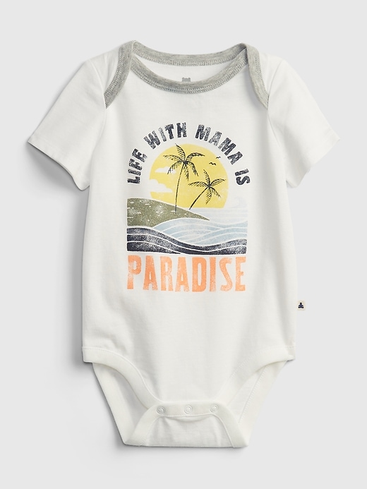 Image number 5 showing, Baby 100% Organic Cotton Mix and Match Graphic Bodysuit