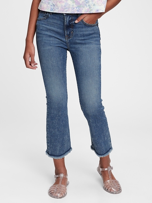 ankle flare jeans