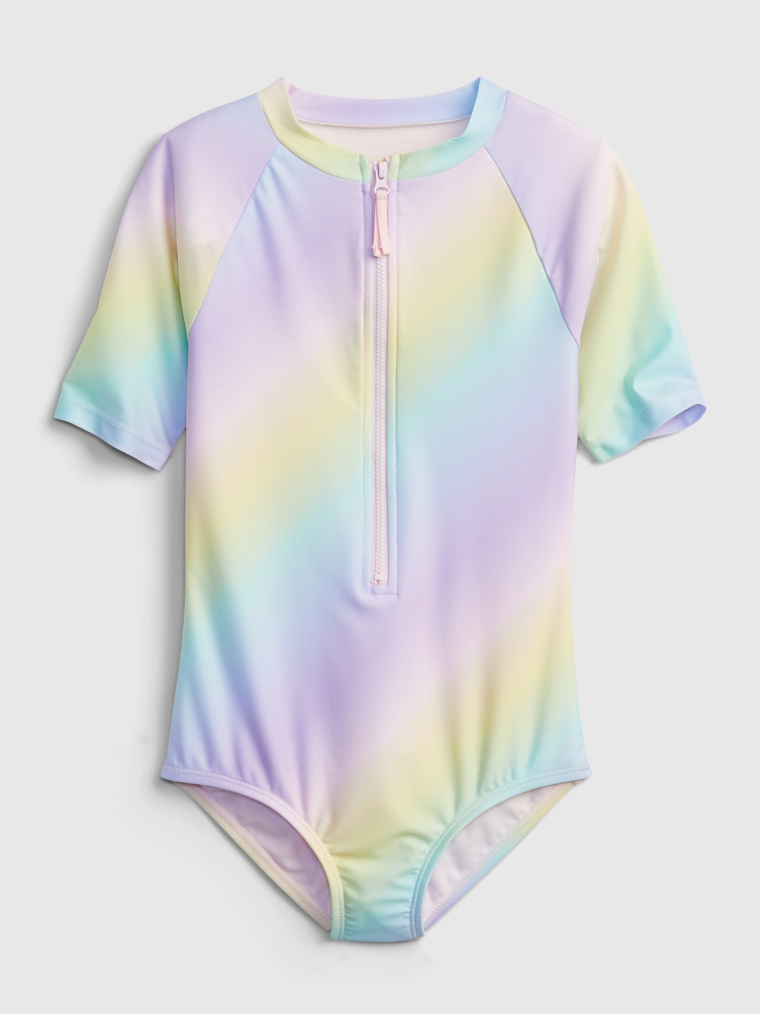 Kids Recycled Tie Dye Swim Rash Guard One Piece Gap