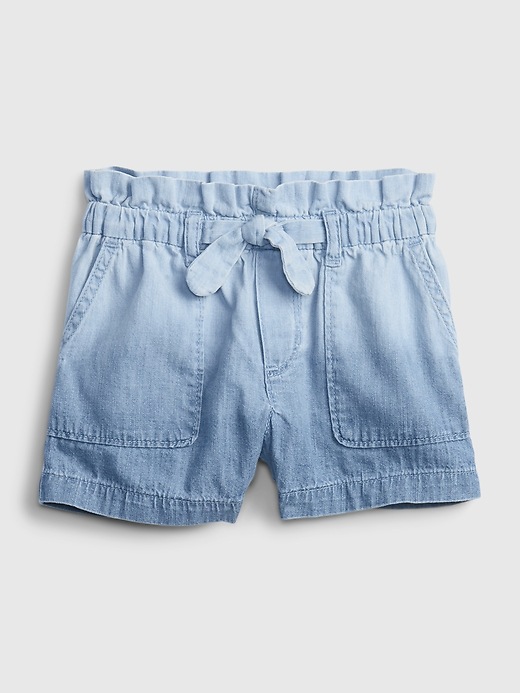 Toddler Ombre Pull-On Denim Shorts with Washwell™ | Gap