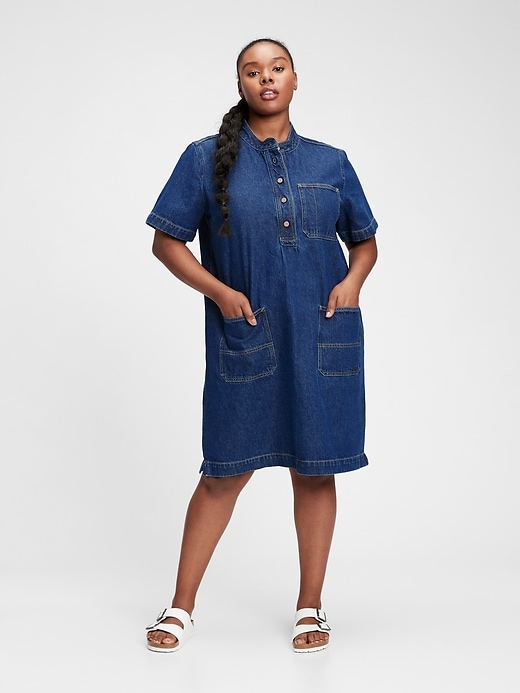 Image number 6 showing, Gap & Jean ReDesign Denim Shift Dress