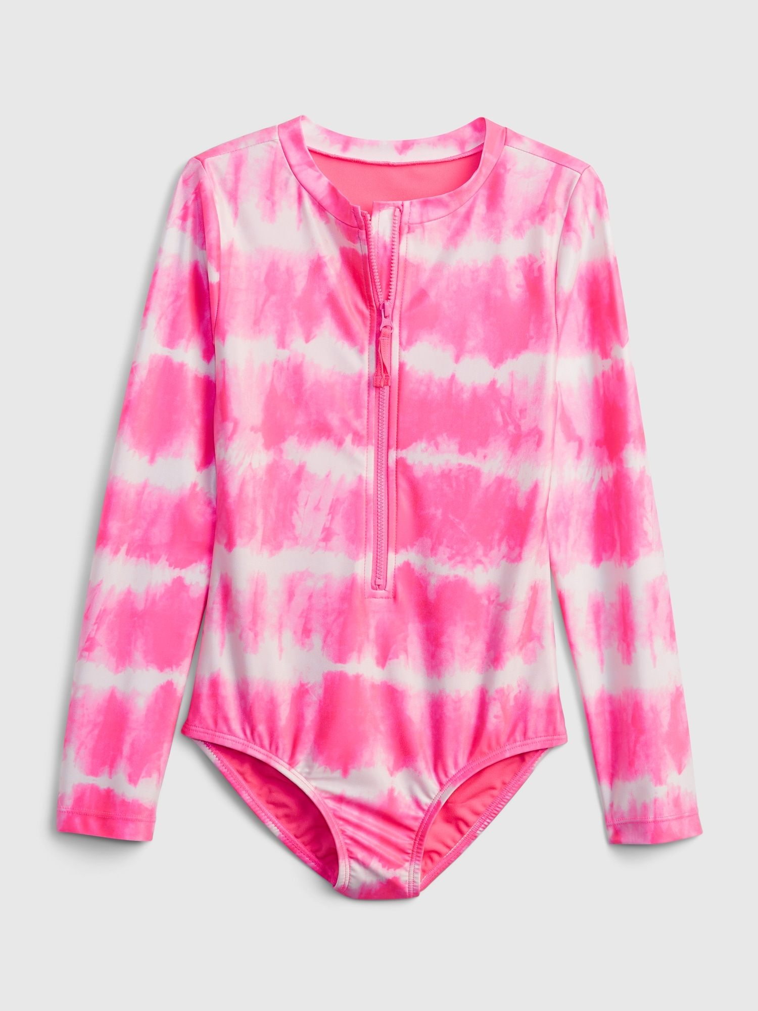 Kids Recycled Tie Dye Swim Rash Guard One Piece Gap