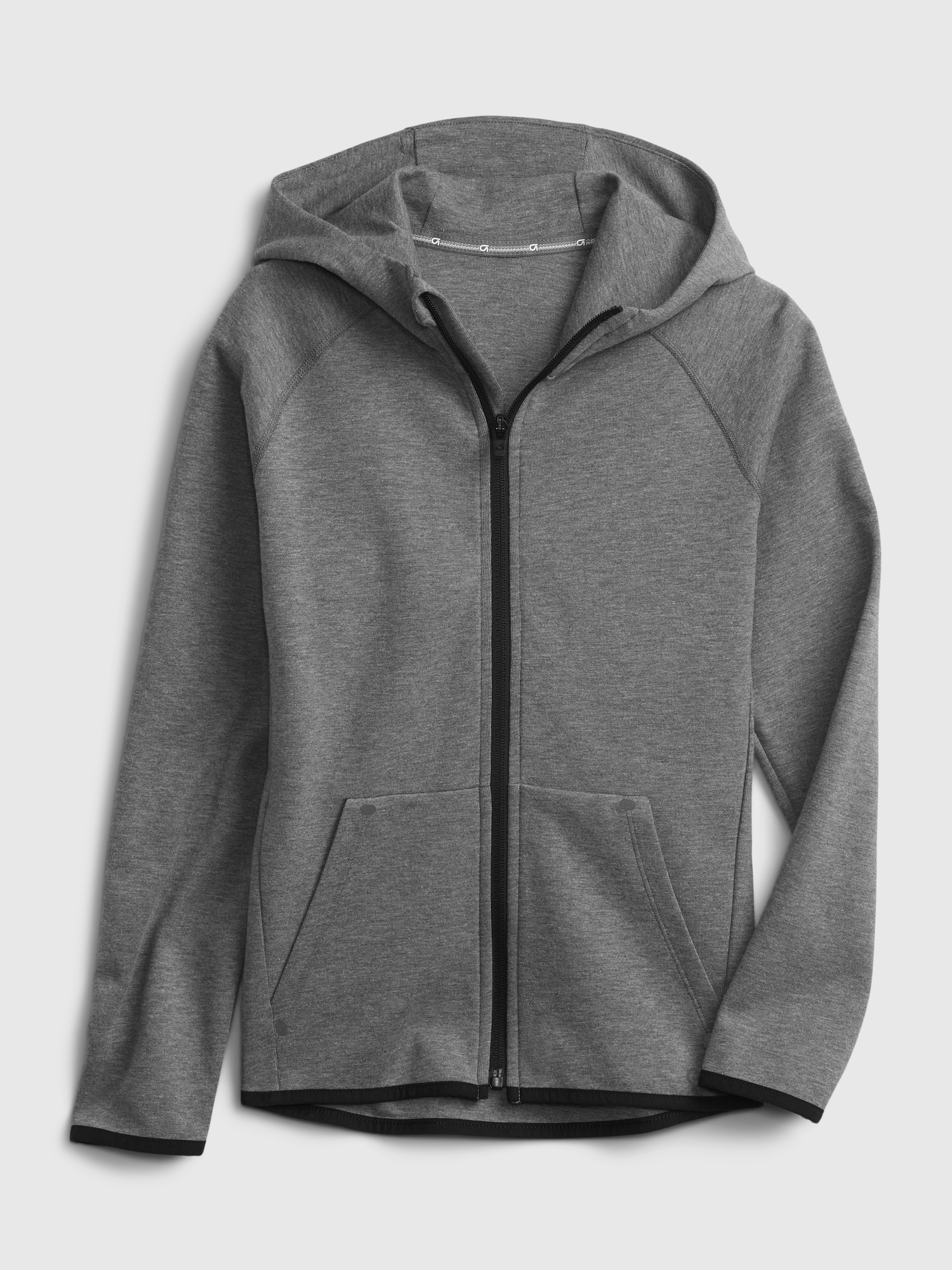 Gap Fit Kids Fit Tech Hoodie gray. 1