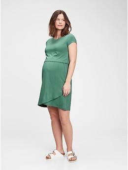 gap maternity shirt dress