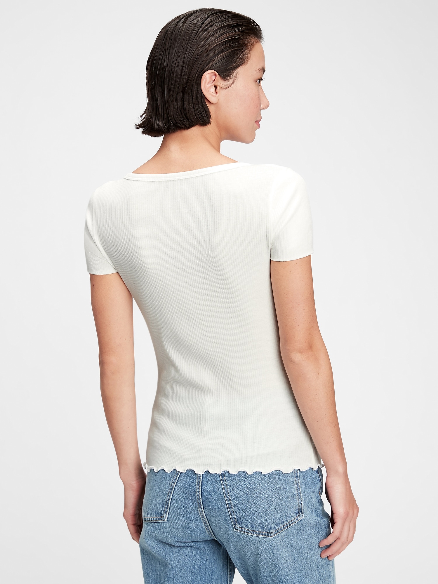 the gap white t shirt