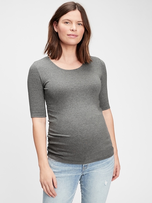 Image number 8 showing, Maternity Modern Scoopneck T-Shirt