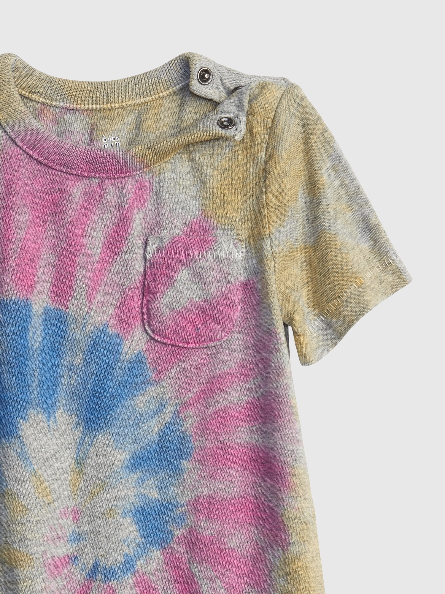 Baby Tie Dye Shorty One Piece Gap