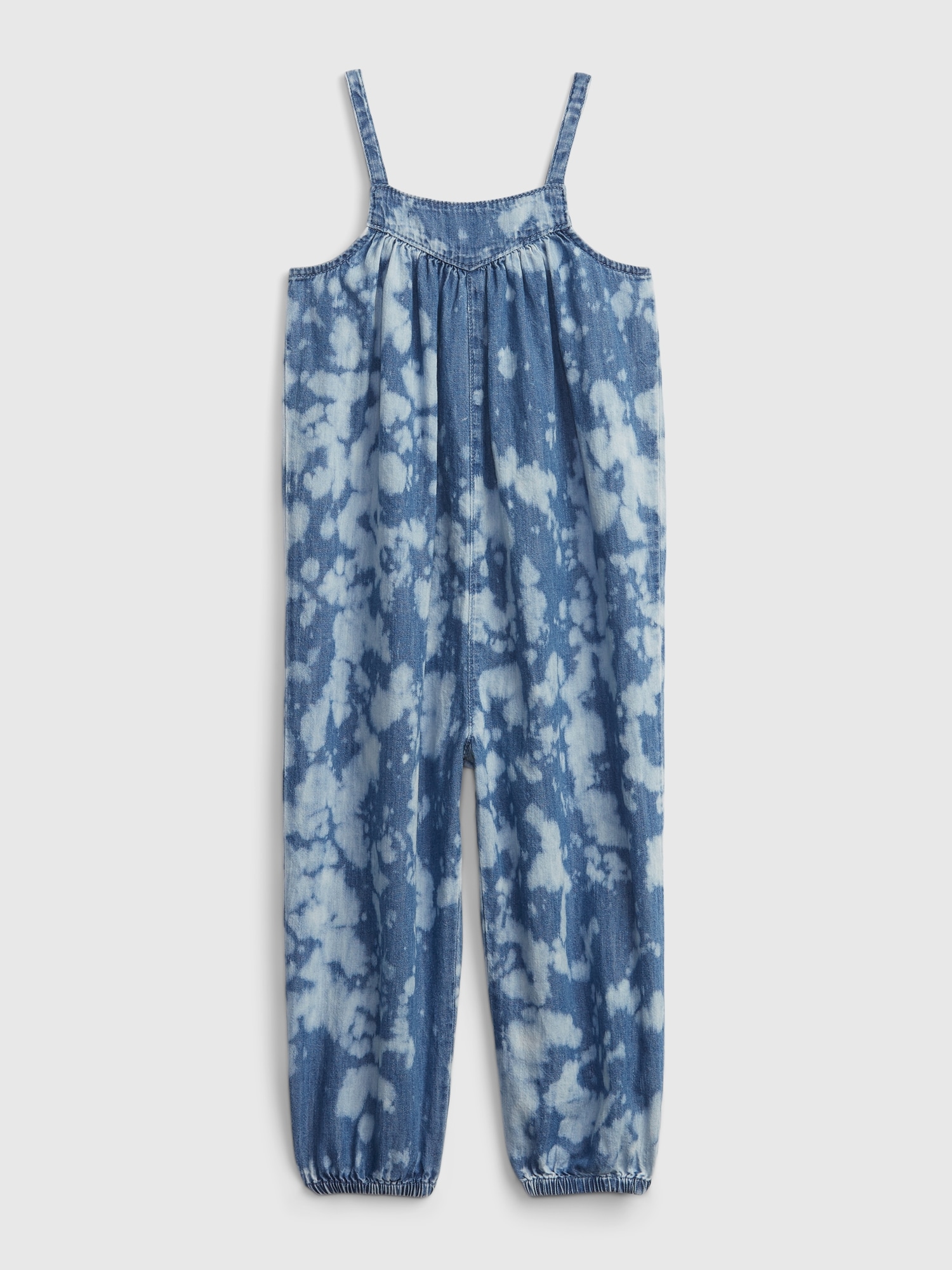 Toddler Tie-Dye Denim Jumpsuit with Washwell ™ | Gap