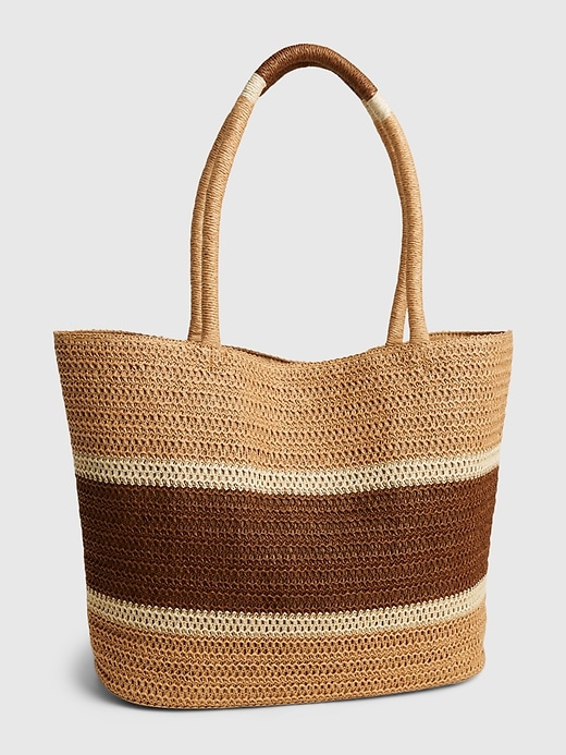 Gap straw tote online