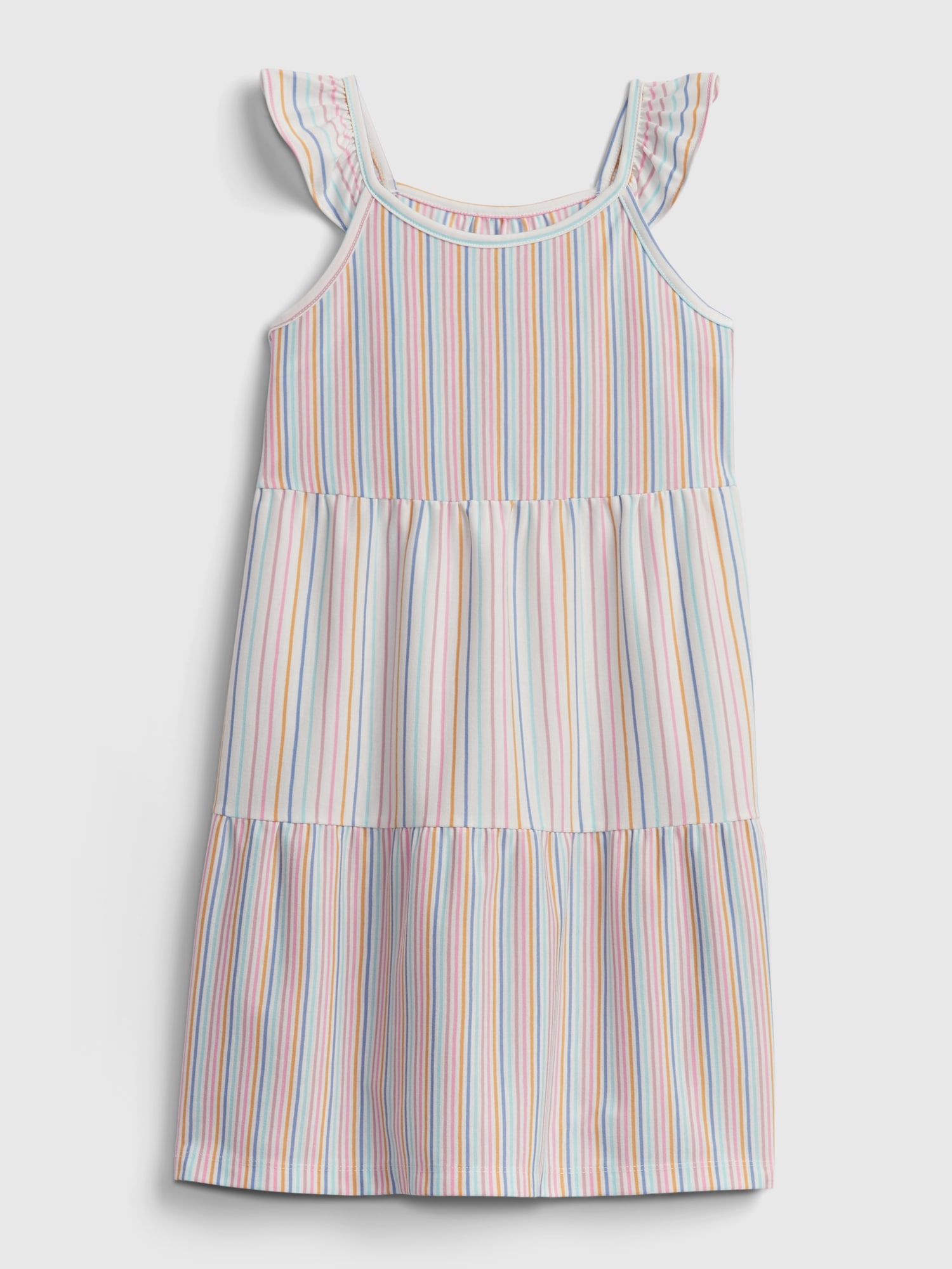 Kids 100% Recycled Polyester Stripe PJ Dress | Gap