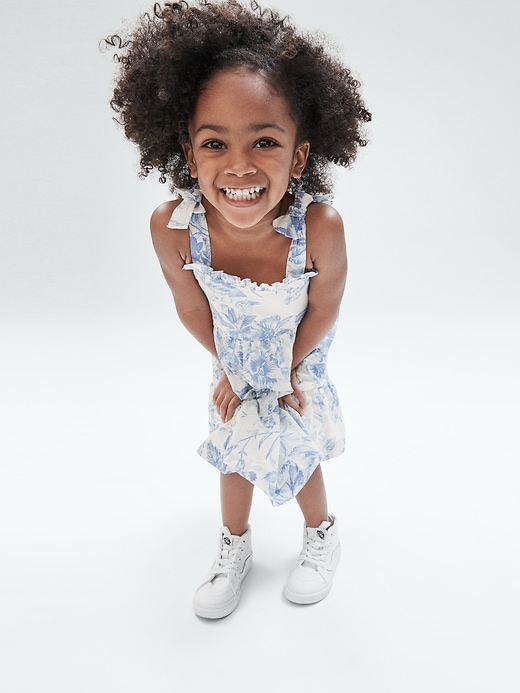 Image number 4 showing, Toddler Floral Ruffle Dress