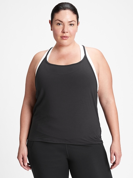 Image number 7 showing, GapFit Breathe Relaxed Racerback Tank Top