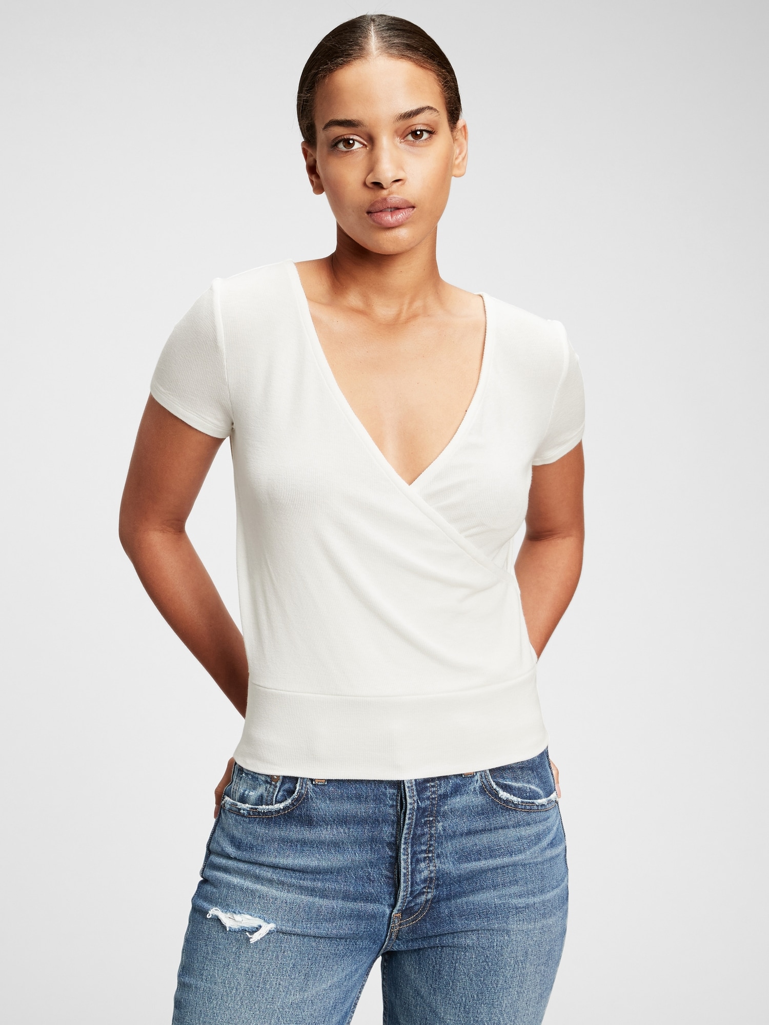 gap wrap shirt