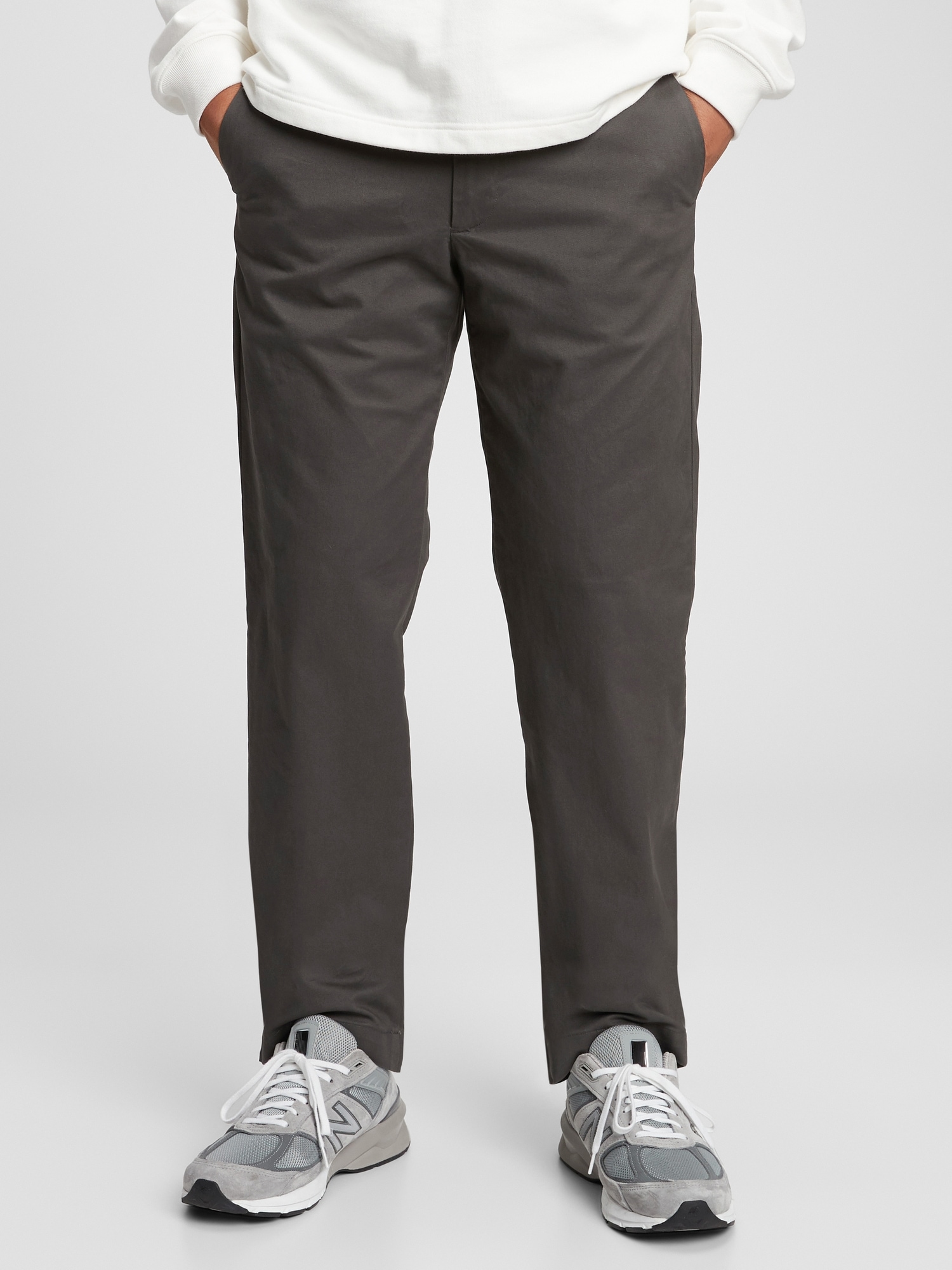 Gap Modern Khakis In Skinny Fit With Flex In Brown Noir