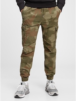 gap camo cargo pants