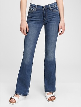 gap low rise bootcut jeans