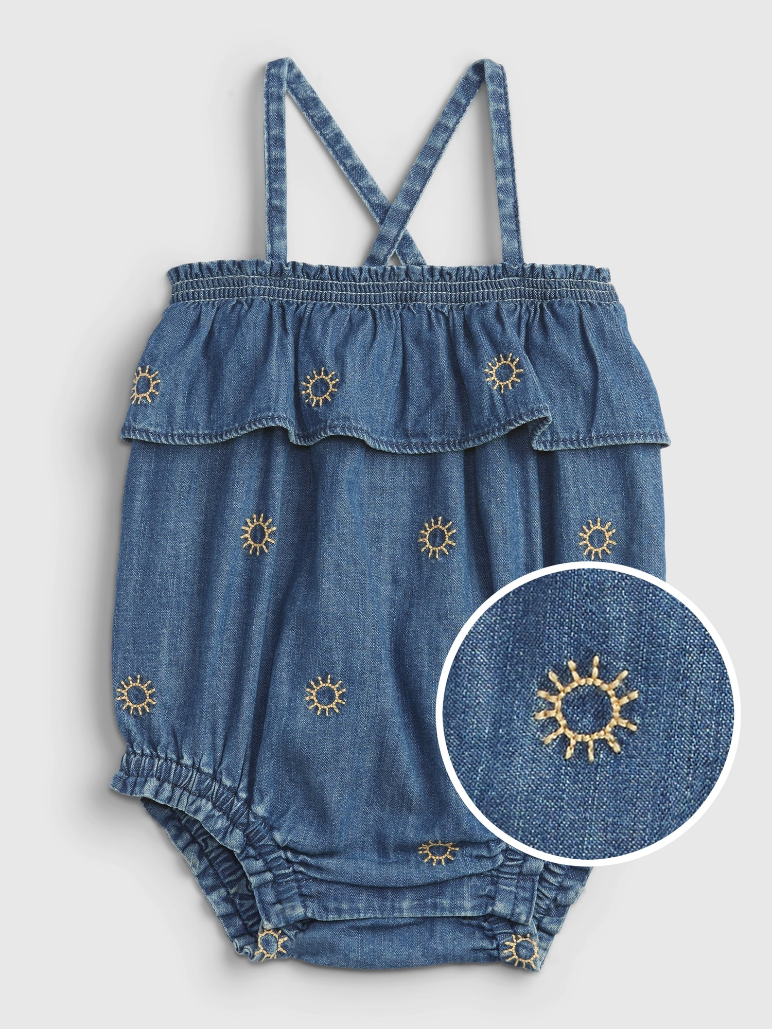 Fashion Toddler Kids Baby Girls Summer One Piece Romper Jeans Outfits  Clothes | eBay