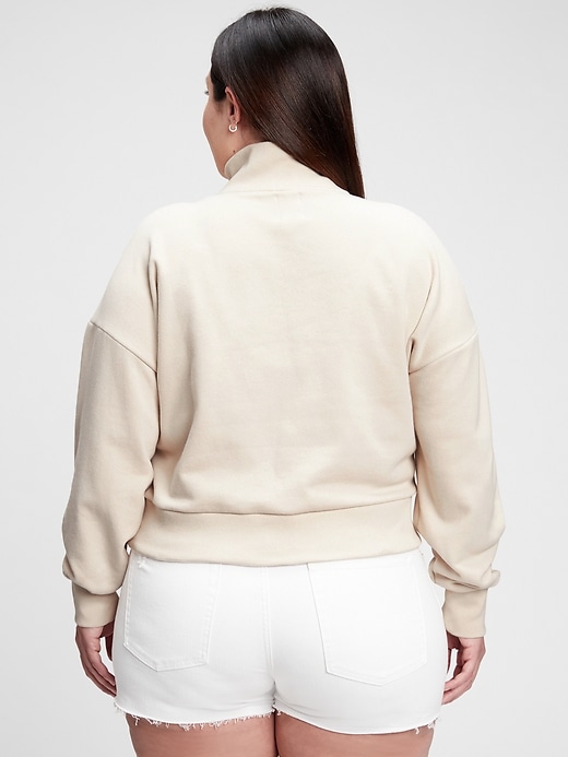 Image number 7 showing, Vintage Soft Gap Logo Shrunken Half-Zip Sweatshirt