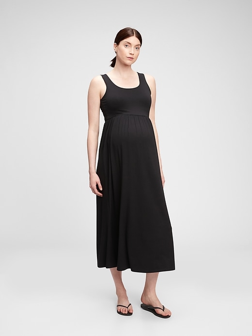 Maternity Scoopneck Maxi Dress