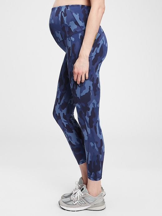 View large product image 1 of 1. Maternity GapFit Full Panel Full Length Leggings in Sculpt Compression