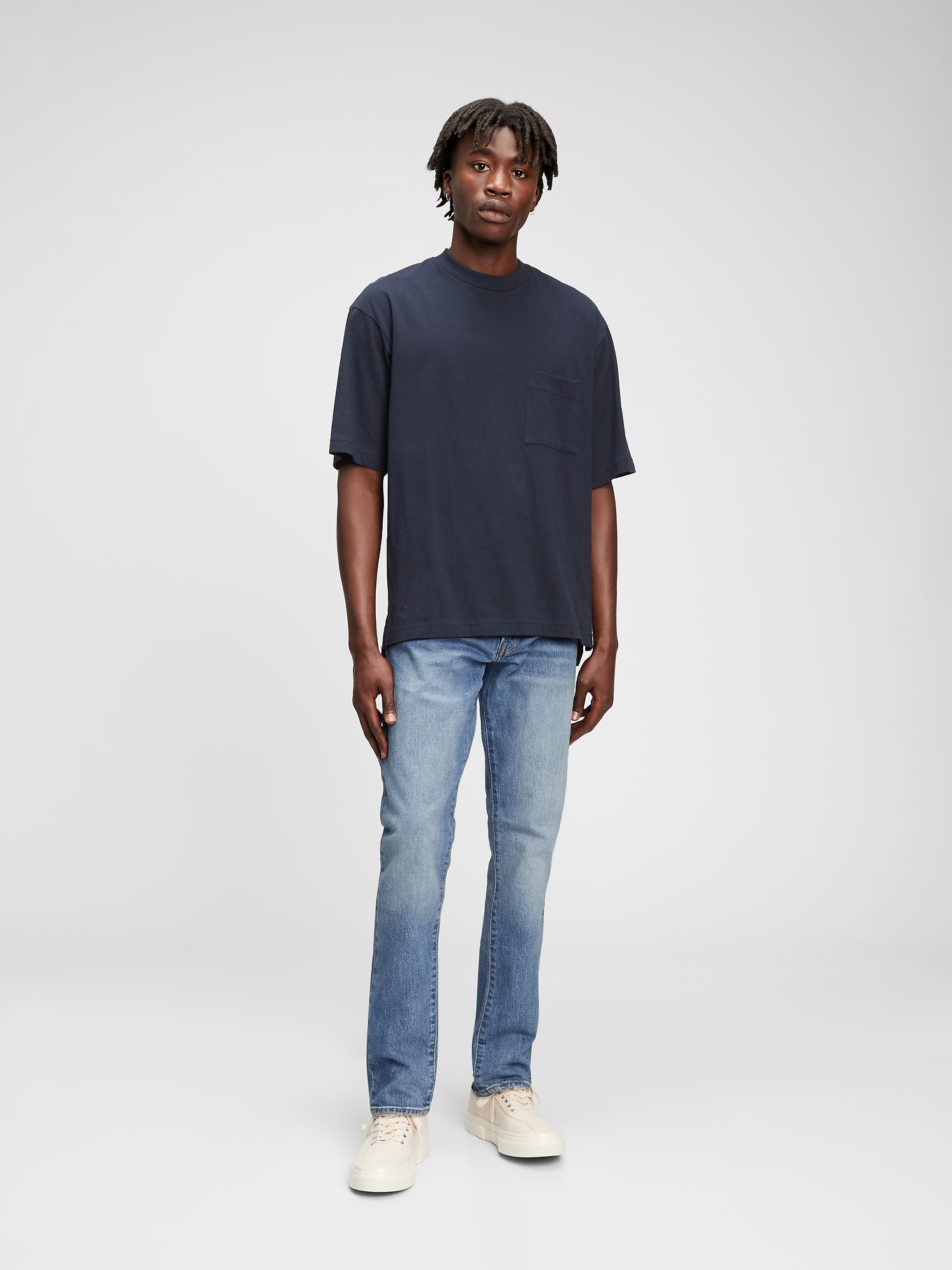 Slim Taper Straight Leg Jeans With Washwell™ | Gap