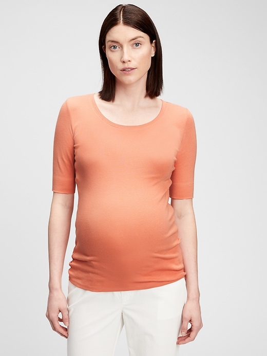 Image number 9 showing, Maternity Modern Scoopneck T-Shirt