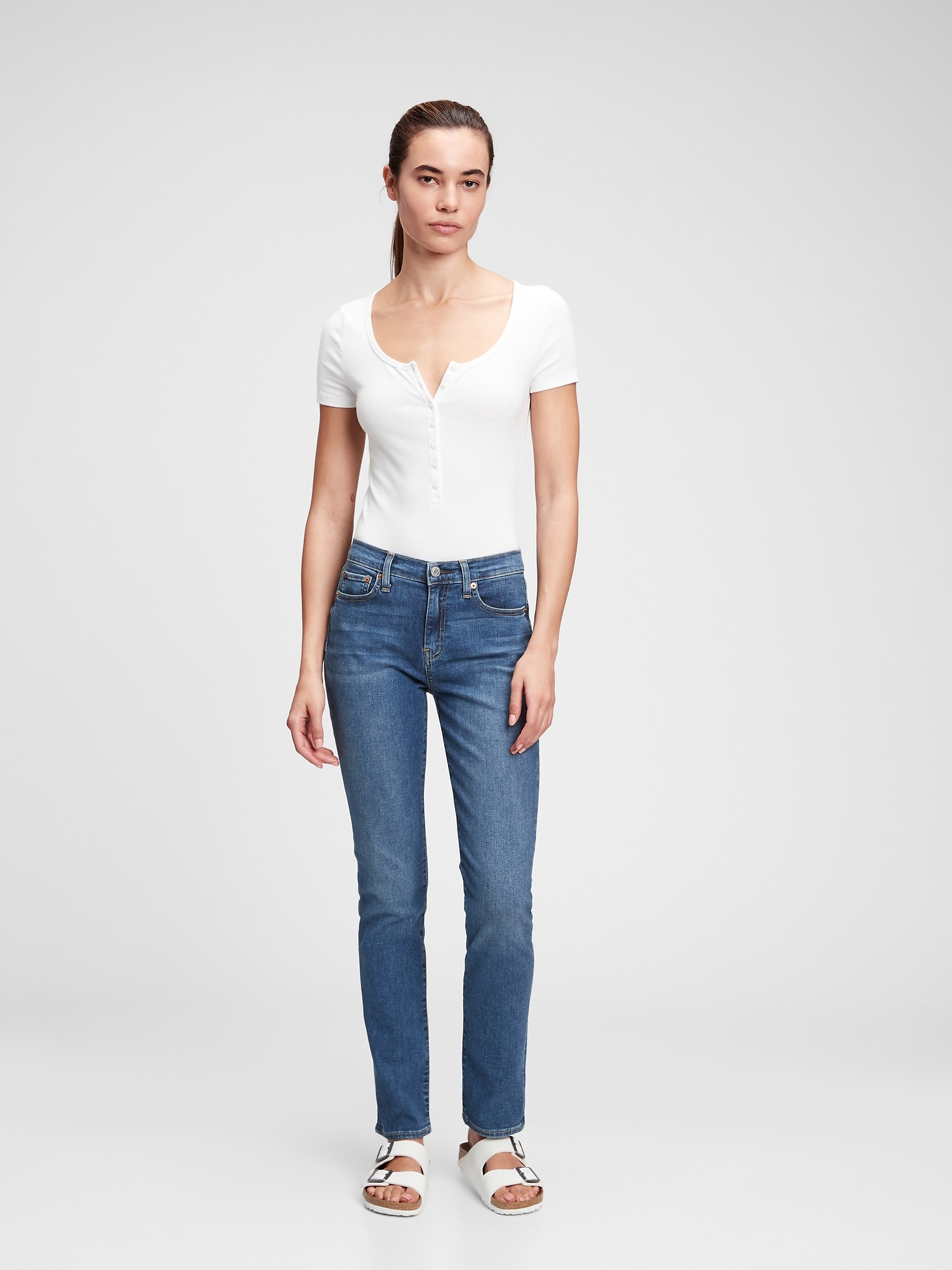 mid rise jeans womens